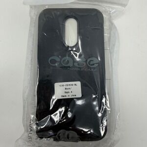 Black Mobile Phone Case for LG Stylo 4 Model 1530 E01936 BL